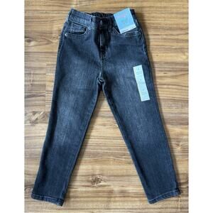 Cat & Jack High-Rise Straight Ankle Length‎ Super Stretch Black Girls 5 NWT